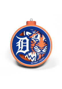Detroit Tigers 3D Logo Series Ornament