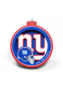 New York Giants 3D Logo Series Ornament