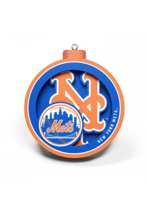 New York Mets 3D Logo Series Ornament
