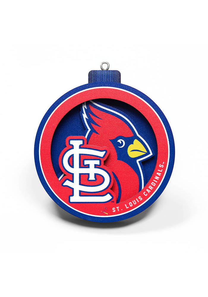 St Louis Cardinals 3D Logo Series Ornament