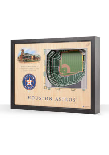 Houston Astros 3D Stadium View Wall Art