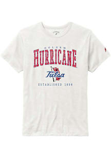 Tulsa Golden Hurricane White Victory Falls Puff Arch Mascot Short Sleeve Fashion T Shirt