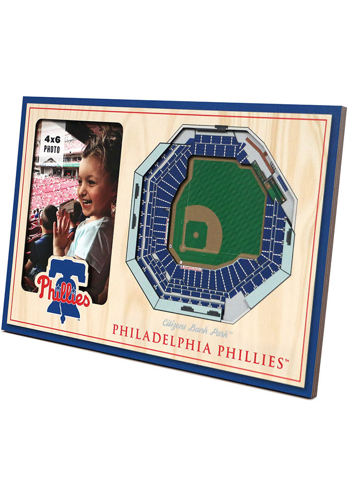 Philadelphia Phillies 3D Stadium View 4X6 Picture Frame
