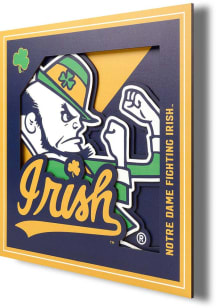 Notre Dame Fighting Irish 12x12 3D Logo Sign