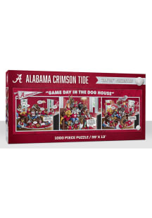 Alabama Crimson Tide 1000 Piece Purebread Fans Game Day Dog House Puzzle