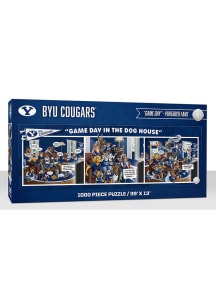 BYU Cougars 1000 Piece Purebread Fans Game Day Dog House Puzzle