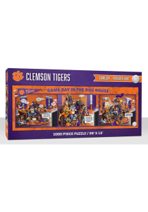 Clemson Tigers 1000 Piece Purebread Fans Game Day Dog House Puzzle