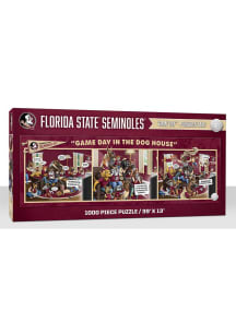 Florida State Seminoles 1000 Piece Purebread Fans Game Day Dog House Puzzle