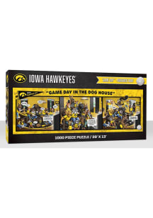 Iowa Hawkeyes 1000 Piece Purebread Fans Game Day Dog House Puzzle