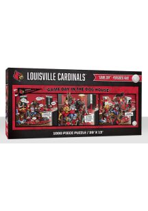 Louisville Cardinals 1000 Piece Purebread Fans Game Day Dog House Puzzle