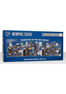Memphis Tigers 1000 Piece Purebread Fans Game Day Dog House Puzzle