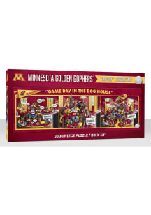 Minnesota Golden Gophers 1000 Piece Purebread Fans Game Day Dog House Puzzle