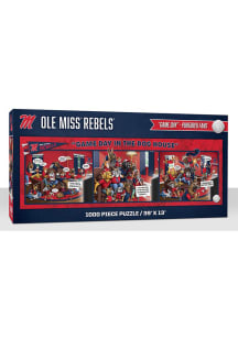 Ole Miss Rebels 1000 Piece Purebread Fans Game Day Dog House Puzzle