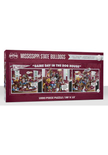 Mississippi State Bulldogs 1000 Piece Purebread Fans Game Day Dog House Puzzle