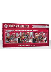 Ohio State Buckeyes 1000 Piece Purebread Fans Game Day Dog House Puzzle
