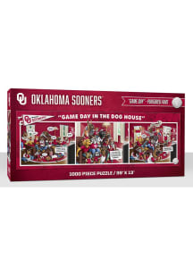 Oklahoma Sooners 1000 Piece Purebread Fans Game Day Dog House Puzzle