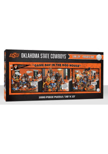 Oklahoma State Cowboys 1000 Piece Purebread Fans Game Day Dog House Puzzle