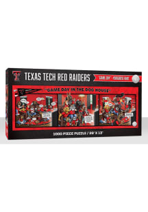 Texas Tech Red Raiders 1000 Piece Purebread Fans Game Day Dog House Puzzle