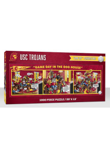 USC Trojans 1000 Piece Purebread Fans Game Day Dog House Puzzle
