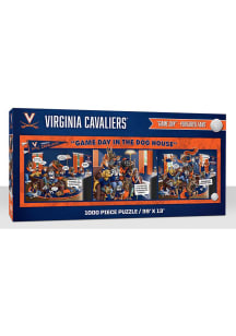 Virginia Cavaliers 1000 Piece Purebread Fans Game Day Dog House Puzzle