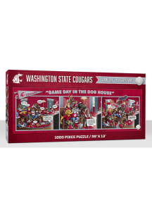 Washington State Cougars 1000 Piece Purebread Fans Game Day Dog House Puzzle