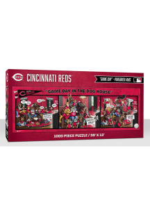 Cincinnati Reds 1000 Piece Purebread Fans Game Day Dog House Puzzle