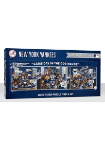 New York Yankees 1000 Piece Purebread Fans Game Day Dog House Puzzle