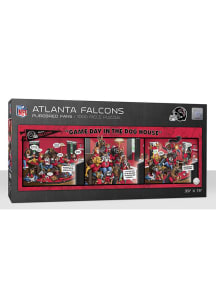 Atlanta Falcons 1000 Piece Purebread Fans Game Day Dog House Puzzle