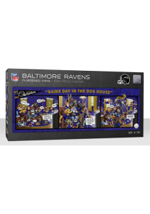 Baltimore Ravens 1000 Piece Purebread Fans Game Day Dog House Puzzle