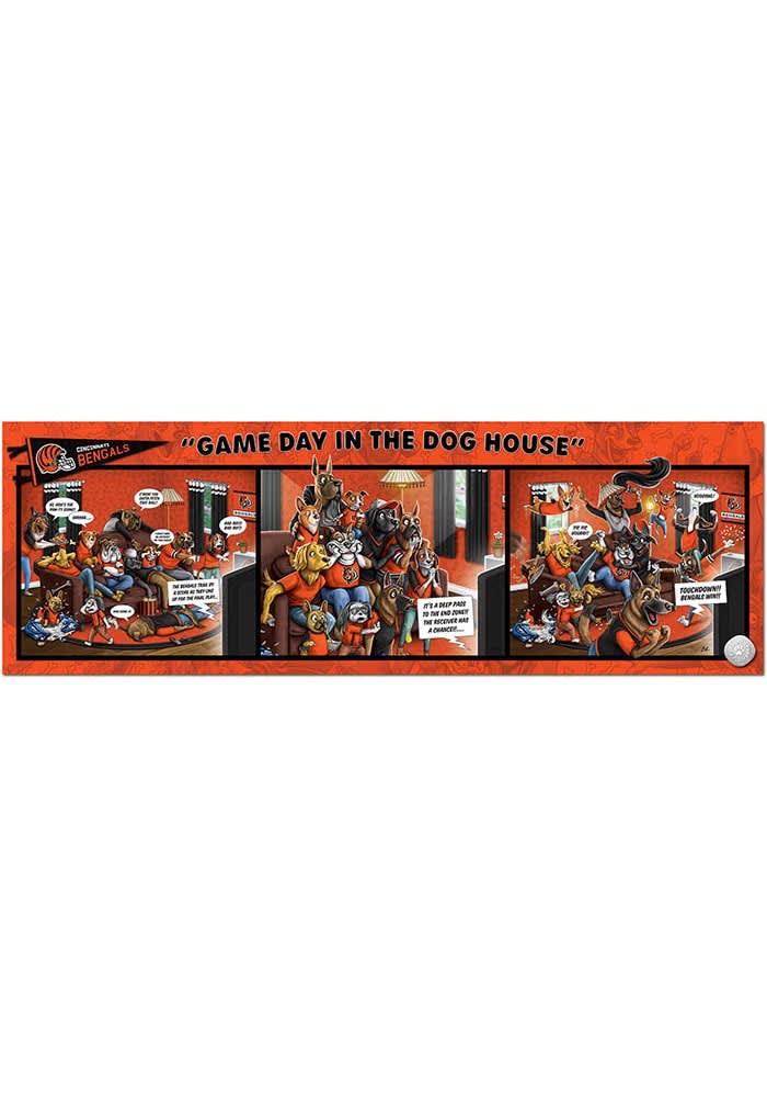 Cincinnati Bengals 1000 Piece Purebread Fans Game Day Dog House Puzzle