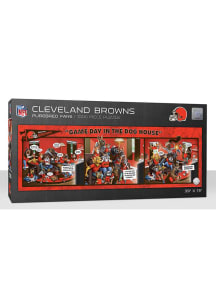 Cleveland Browns 1000 Piece Purebread Fans Game Day Dog House Puzzle