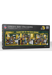Green Bay Packers 1000 Piece Purebread Fans Game Day Dog House Puzzle