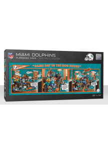 Miami Dolphins 1000 Piece Purebread Fans Game Day Dog House Puzzle