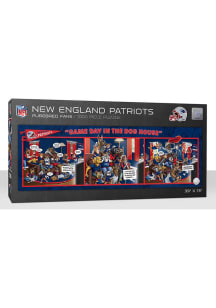 New England Patriots 1000 Piece Purebread Fans Game Day Dog House Puzzle