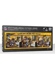 Pittsburgh Steelers 1000 Piece Purebread Fans Game Day Dog House Puzzle