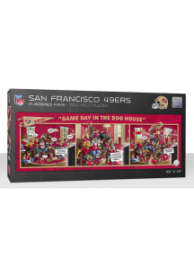 San Francisco 49ers 1000 Piece Purebread Fans Game Day Dog House Puzzle
