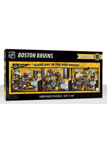 Boston Bruins 1000 Piece Purebread Fans Game Day Dog House Puzzle