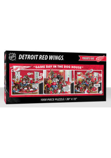 Detroit Red Wings 1000 Piece Purebread Fans Game Day Dog House Puzzle