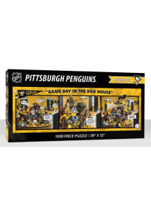 Pittsburgh Penguins 1000 Piece Purebread Fans Game Day Dog House Puzzle