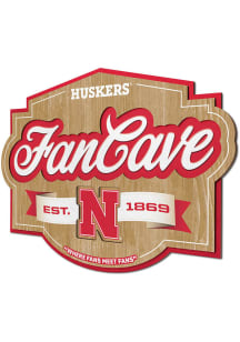 Nebraska Cornhuskers Fan Cave Sign