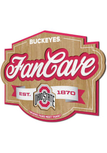 Ohio State Buckeyes Fan Cave Sign