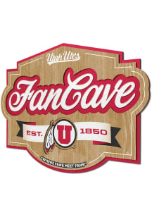 Utah Utes Fan Cave Sign