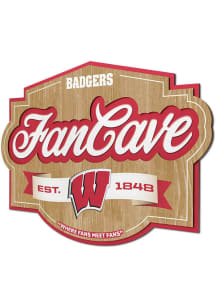 Wisconsin Badgers Fan Cave Sign