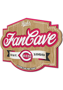 Cincinnati Reds Fan Cave Sign - Red