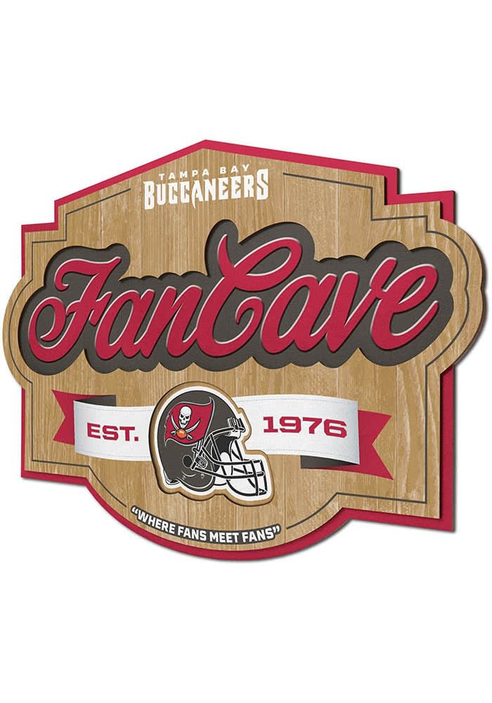 Tampa Bay Buccaneers Distressed Logo Cutout Sign