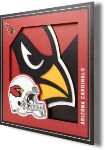 Arizona Cardinals 12x12 3D Logo Sign