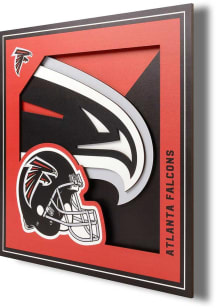 Atlanta Falcons 12x12 3D Logo Sign