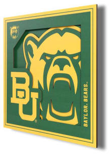 Baylor Bears 12x12 3D Logo Sign