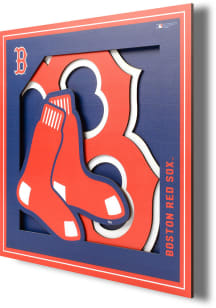 Boston Red Sox 12x12 3D Logo Sign