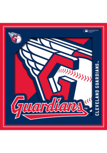 Cleveland Guardians 12x12 3D Logo Sign
